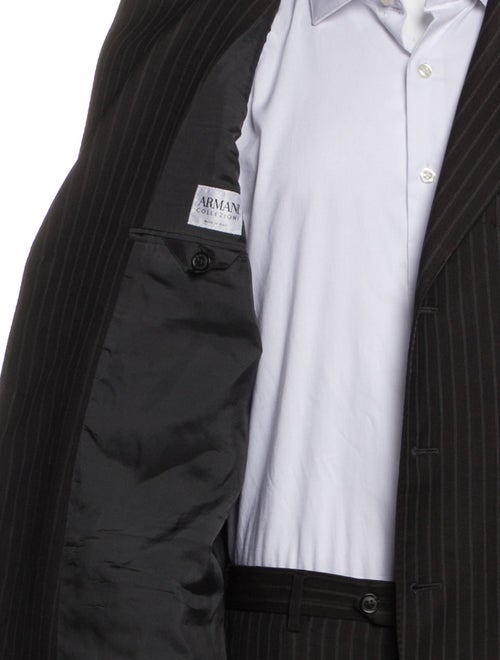 Armani Collezioni Wool Striped Two-Piece Suit