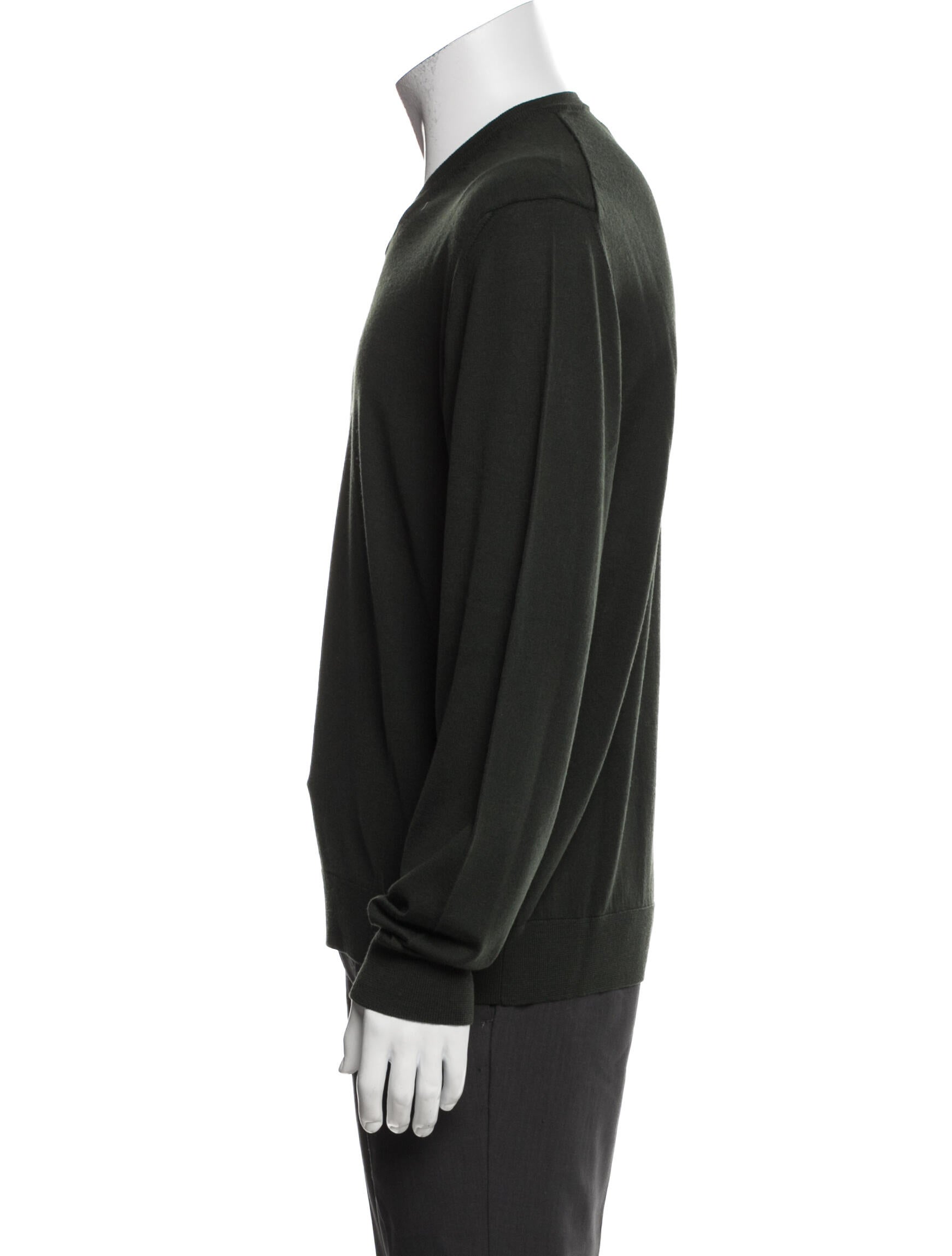 Armani Collezioni V-Neck Long Sleeve Pullover