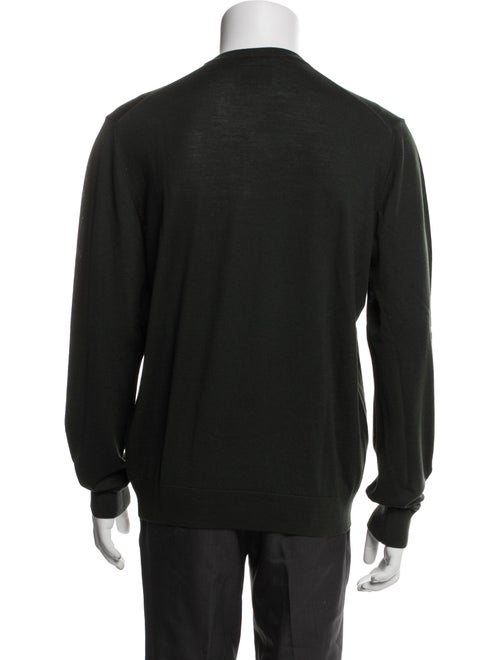Armani Collezioni V-Neck Long Sleeve Pullover