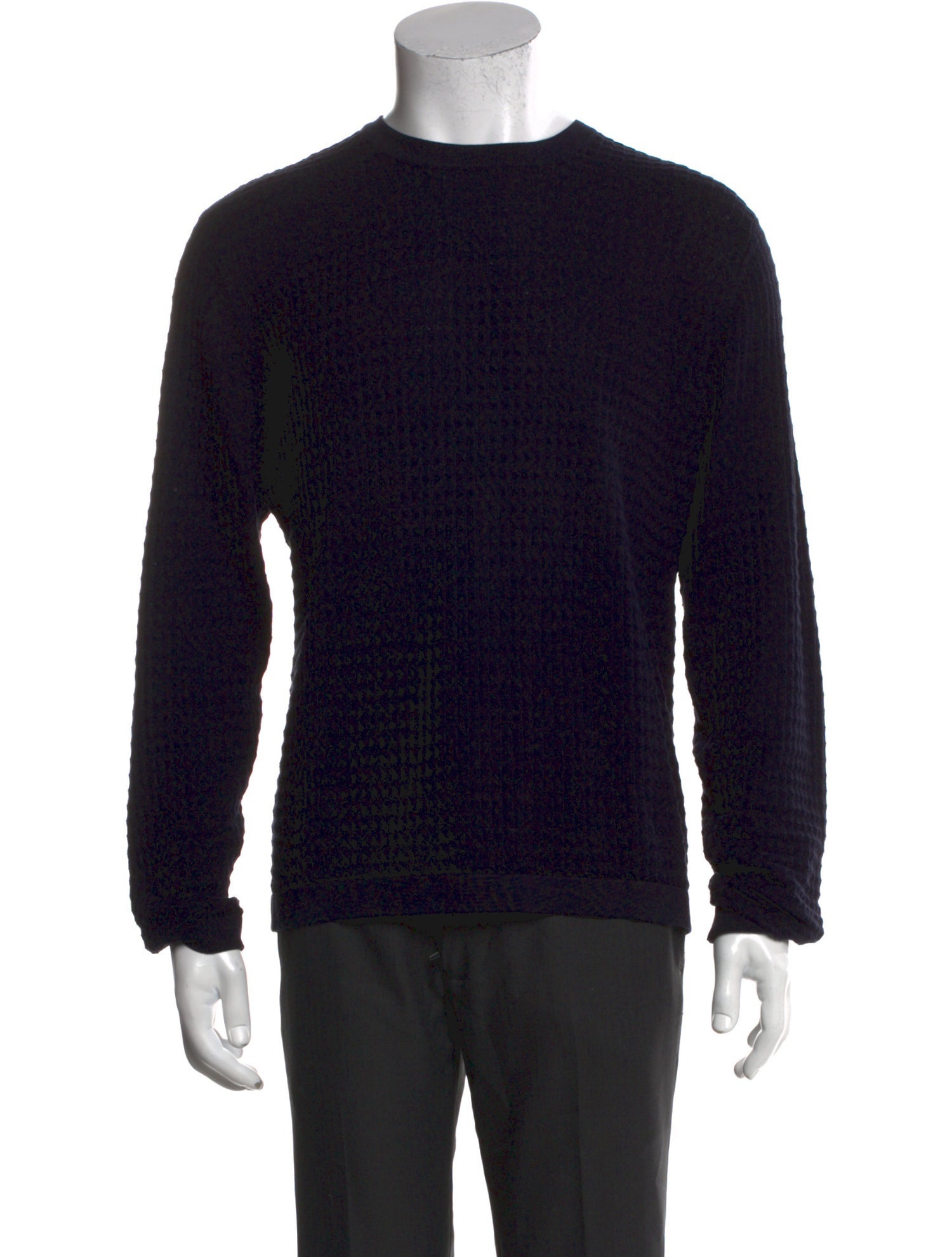 Armani Collezioni Crew Neck Long Sleeve Pullover