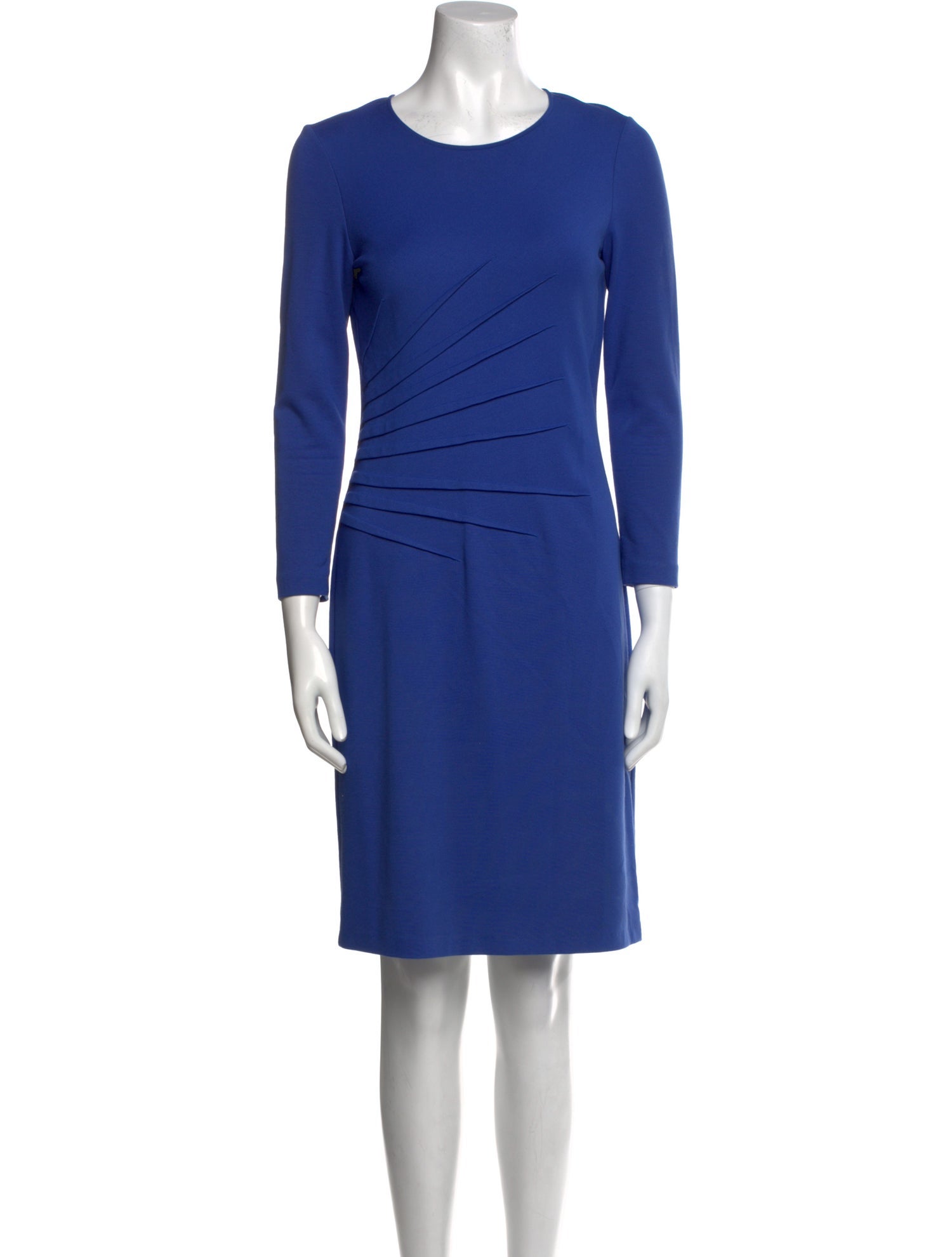 Armani Collezioni Crew Neck Knee-Length Dress