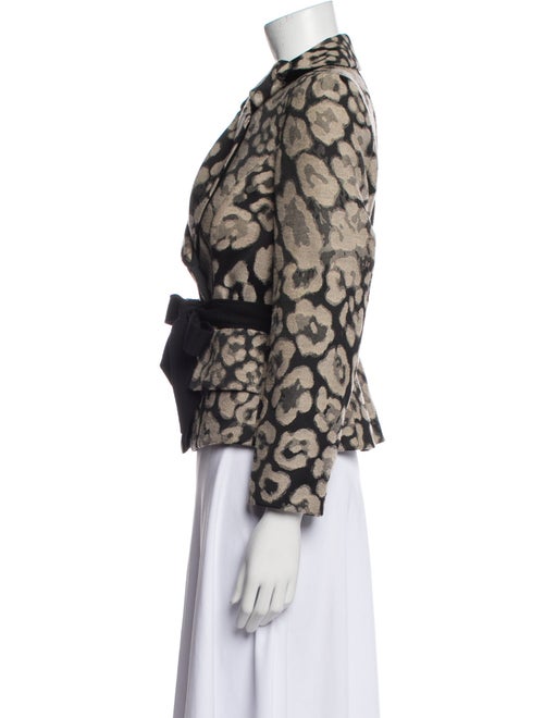 Armani Collezioni Animal Print Blazer