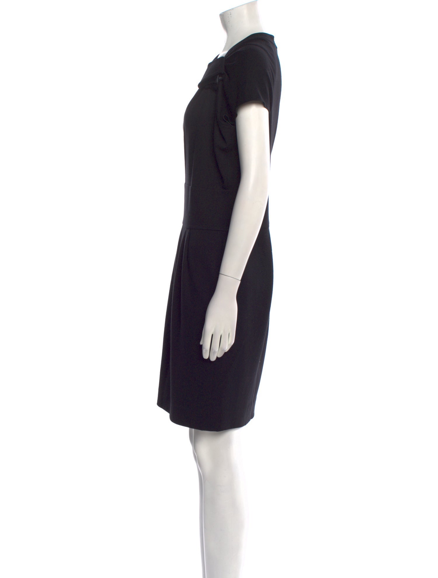 Armani Collezioni V-Neck Mini Dress