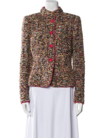 Armani Collezioni Tweed Pattern Evening Jacket