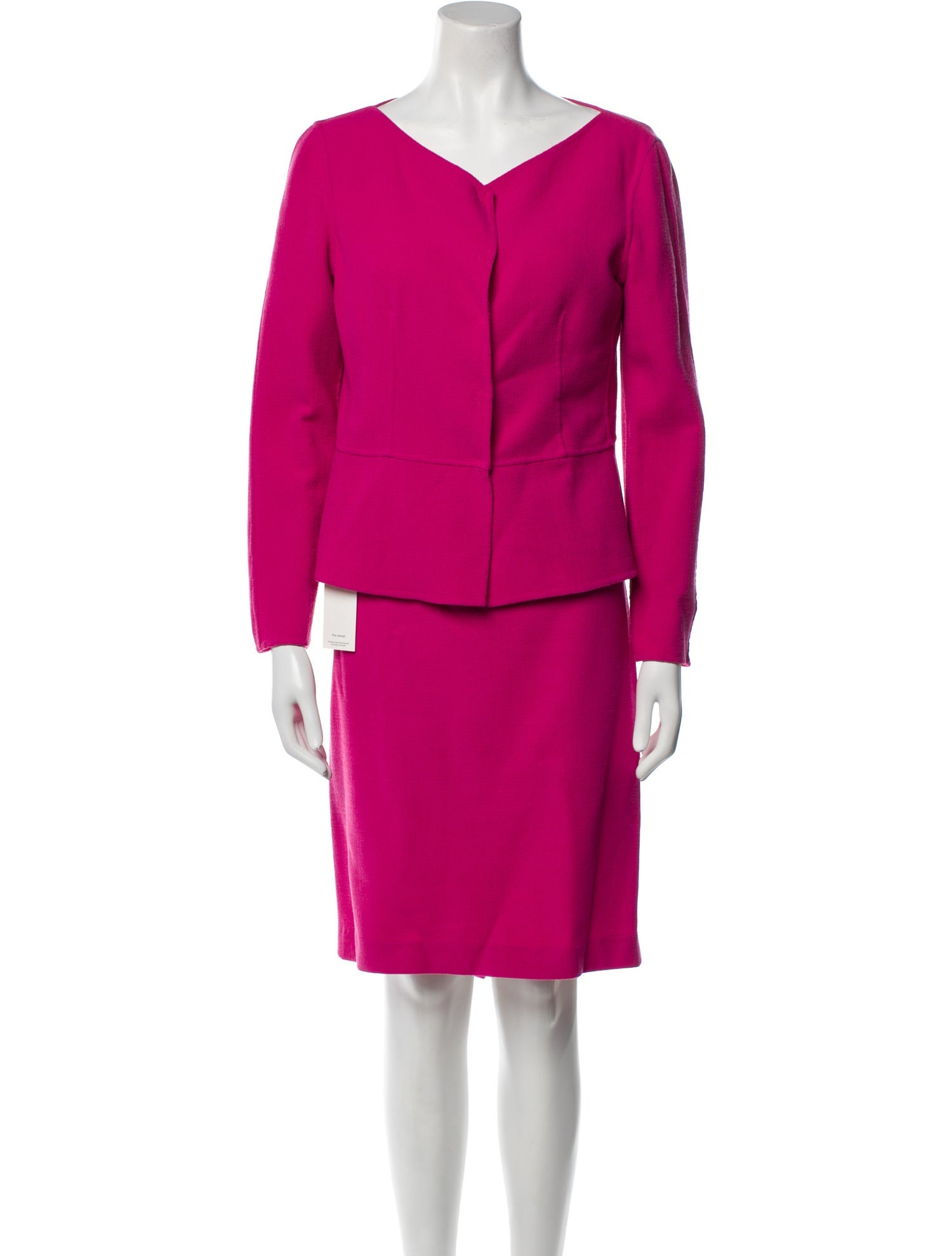 Armani Collezioni Wool Skirt Suit