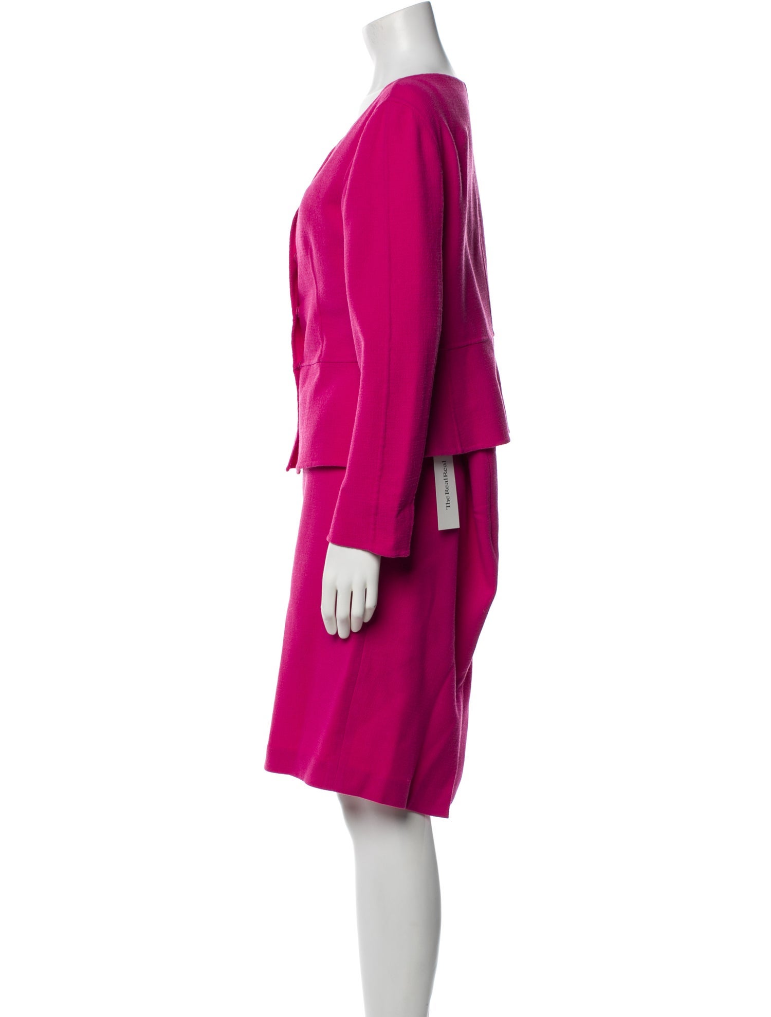 Armani Collezioni Wool Skirt Suit