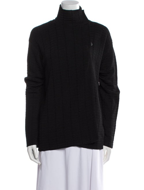 Armani Collezioni Merino Wool Mock Neck Sweater