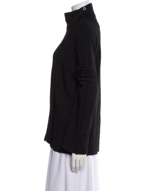 Armani Collezioni Merino Wool Mock Neck Sweater