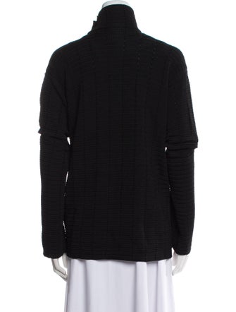 Armani Collezioni Merino Wool Mock Neck Sweater