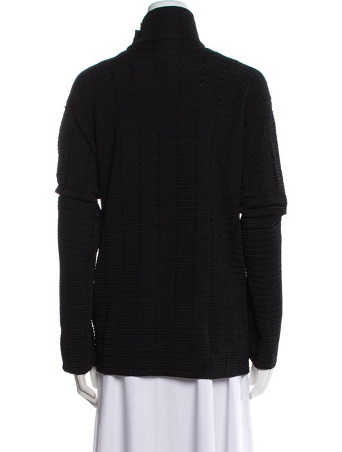 Armani Collezioni Merino Wool Mock Neck Sweater