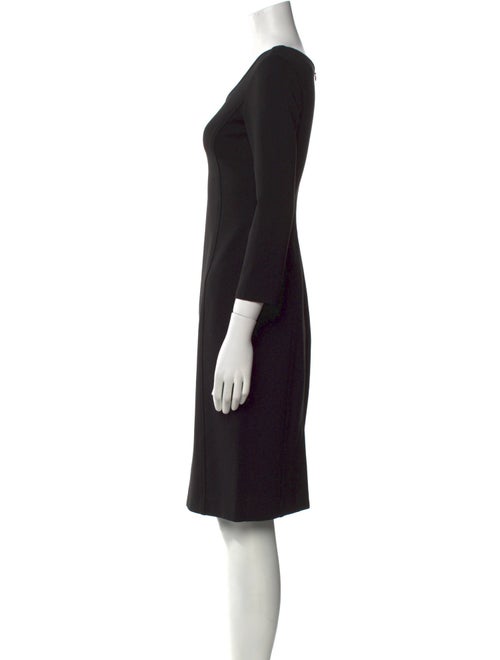 Armani Collezioni Wool Knee-Length Dress