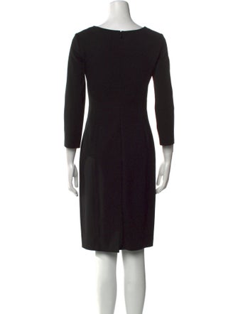 Armani Collezioni Wool Knee-Length Dress