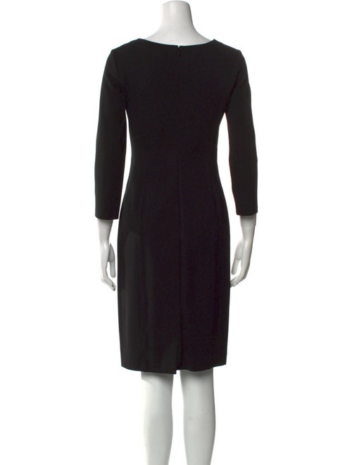 Armani Collezioni Wool Knee-Length Dress