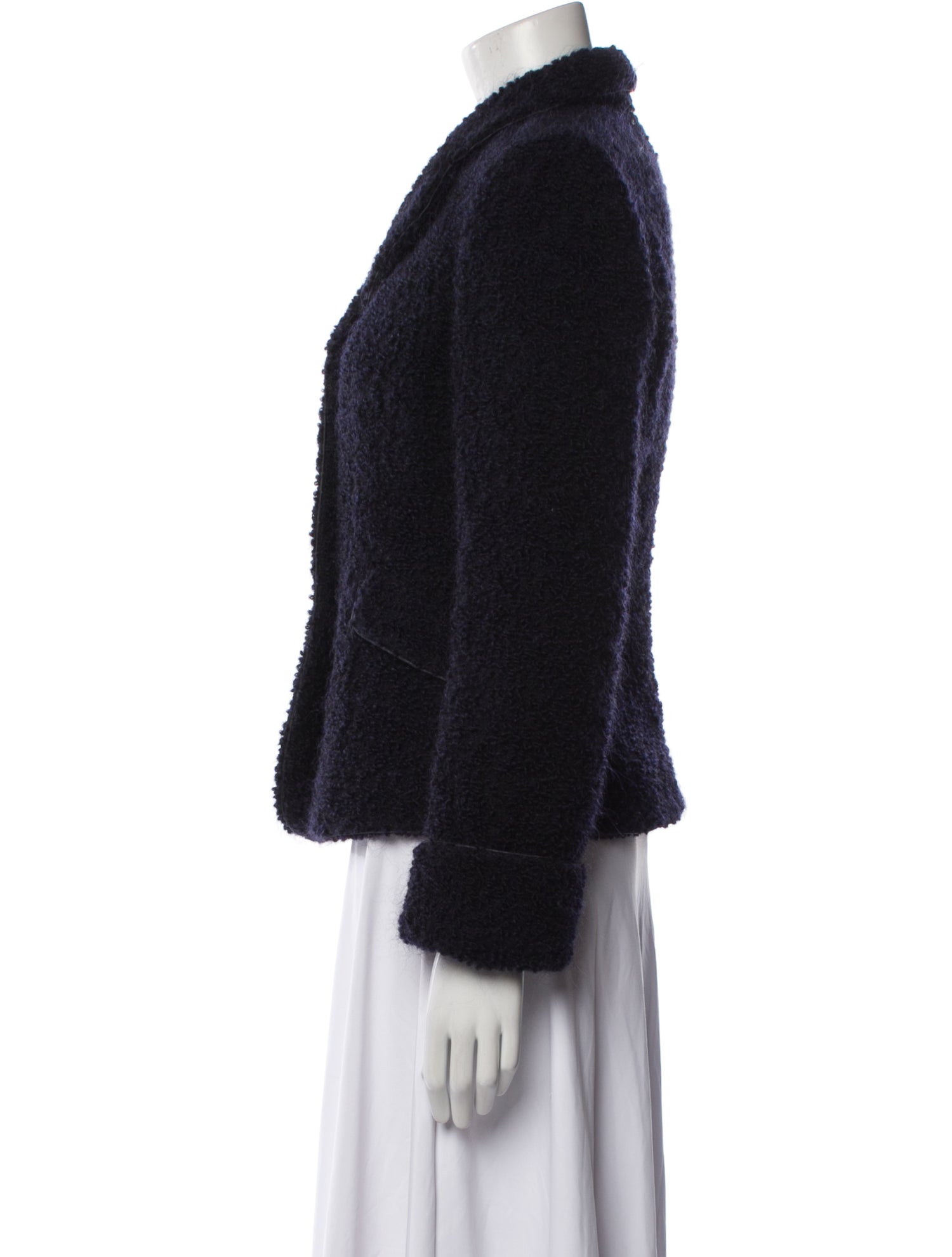 Armani Collezioni Tweed Pattern Blazer