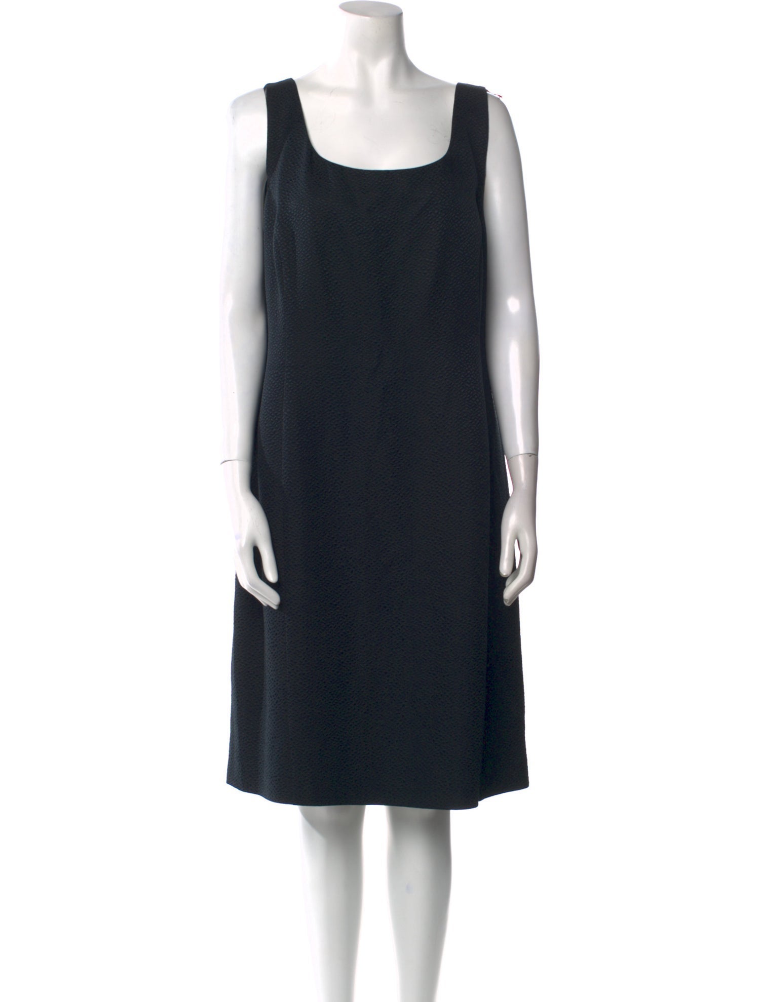 Armani Collezioni Wool Knee-Length Dress