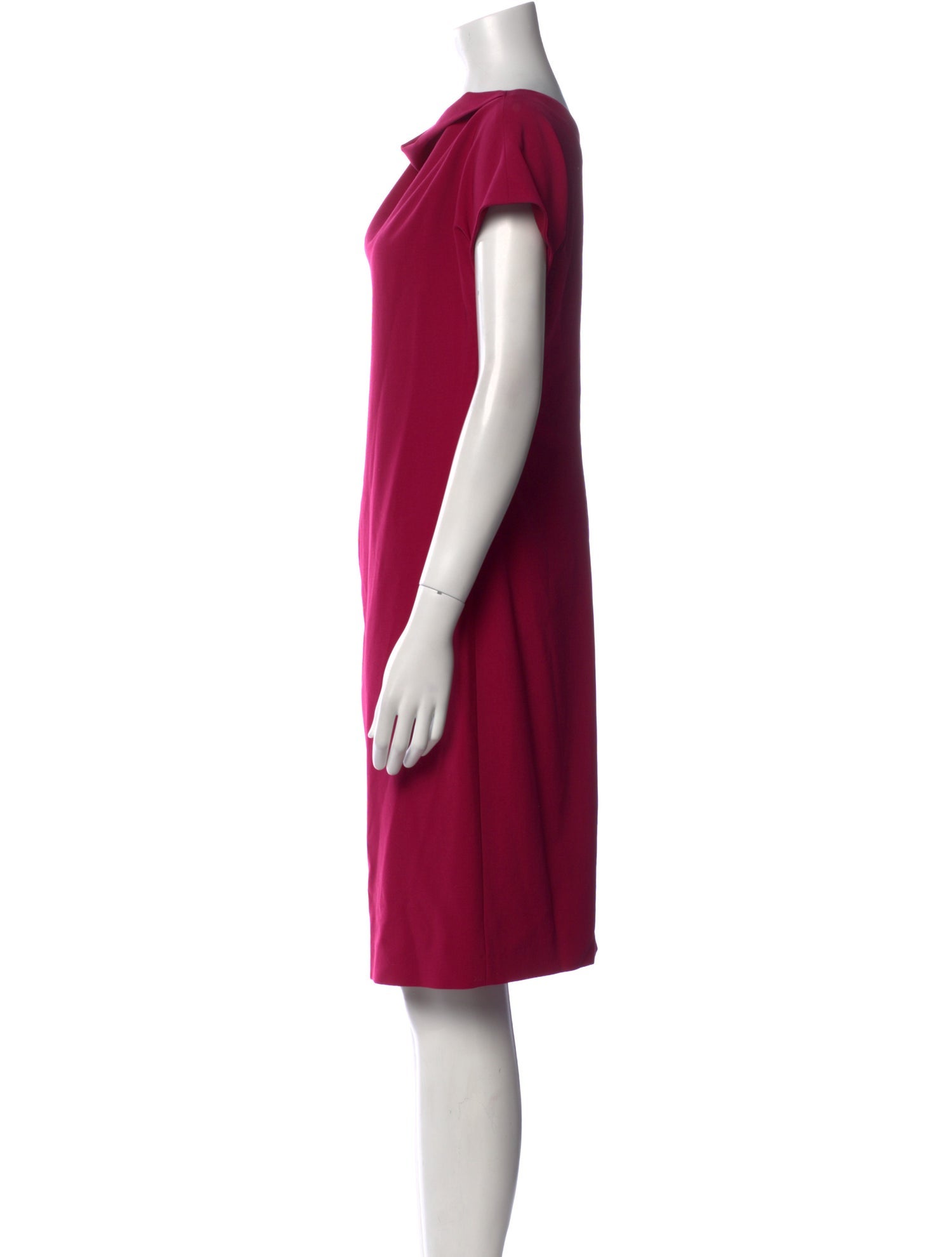 Armani Collezioni Virgin Wool Knee-Length Dress