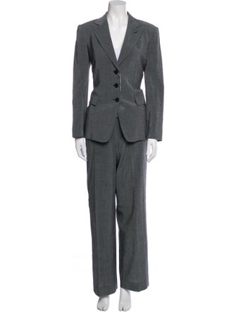Armani Collezioni Virgin Wool Pantsuit