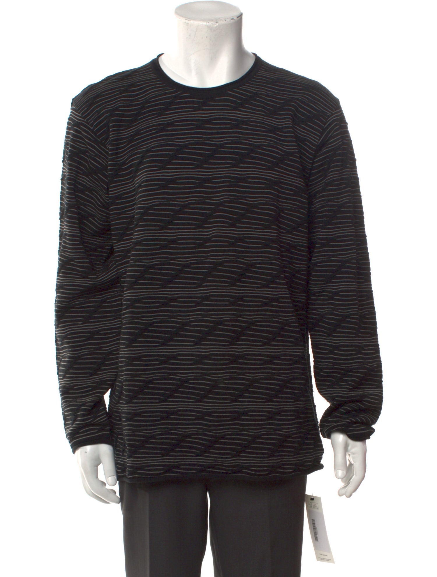 Armani Collezioni Wool Striped Pullover