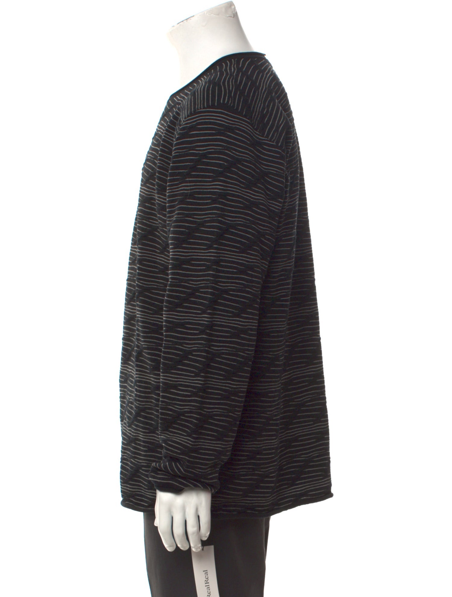 Armani Collezioni Wool Striped Pullover