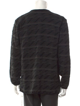 Armani Collezioni Wool Striped Pullover