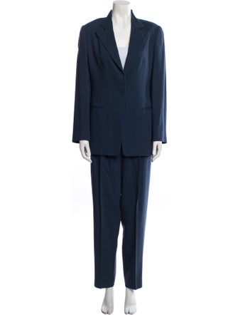 Armani Collezioni Virgin Wool Pantsuit