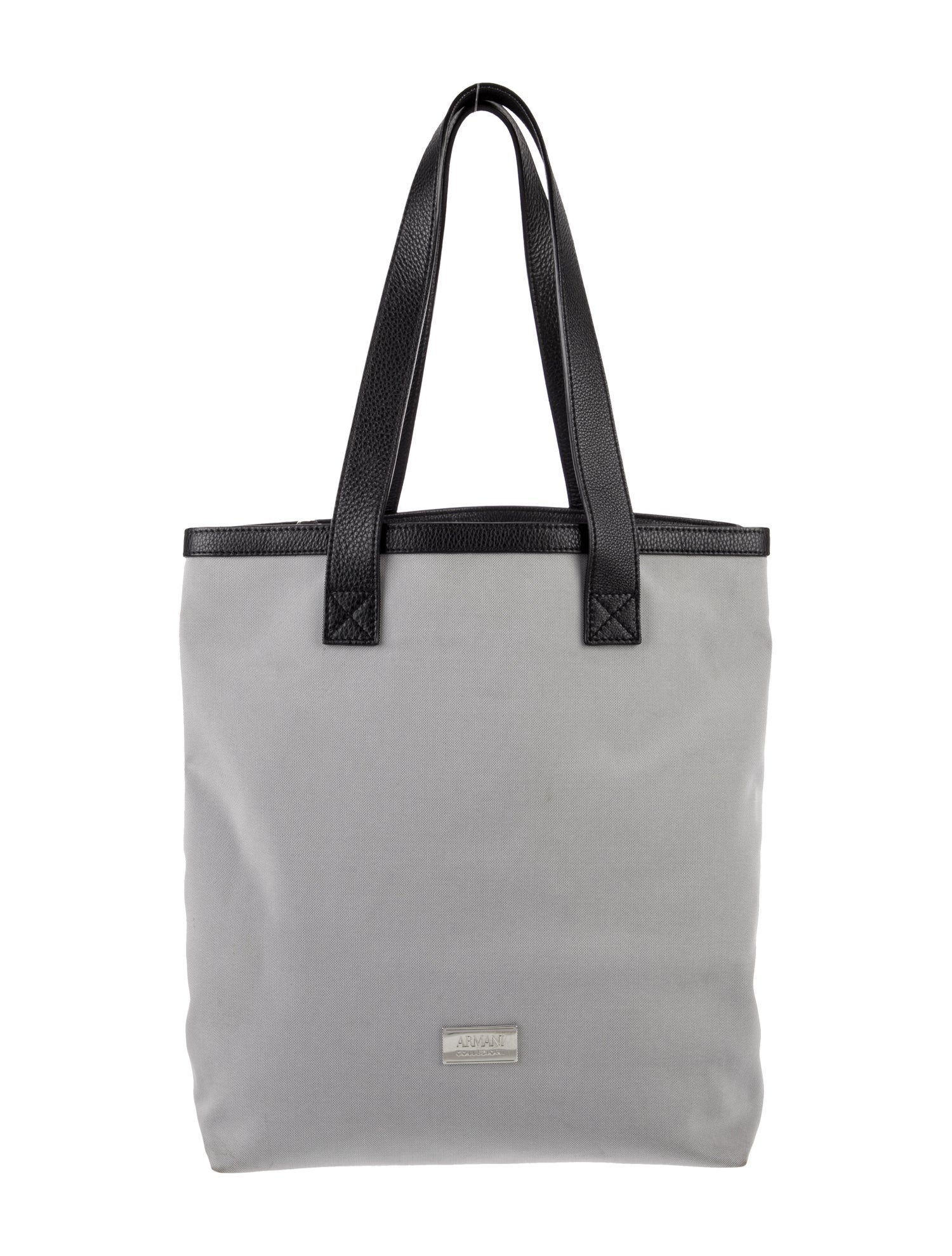 Armani Collezioni Canvas Shoulder Bag