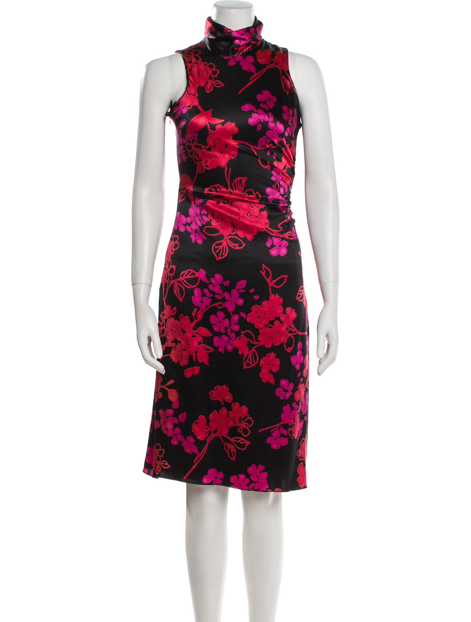 Armani Collezioni Silk Knee-Length Dress