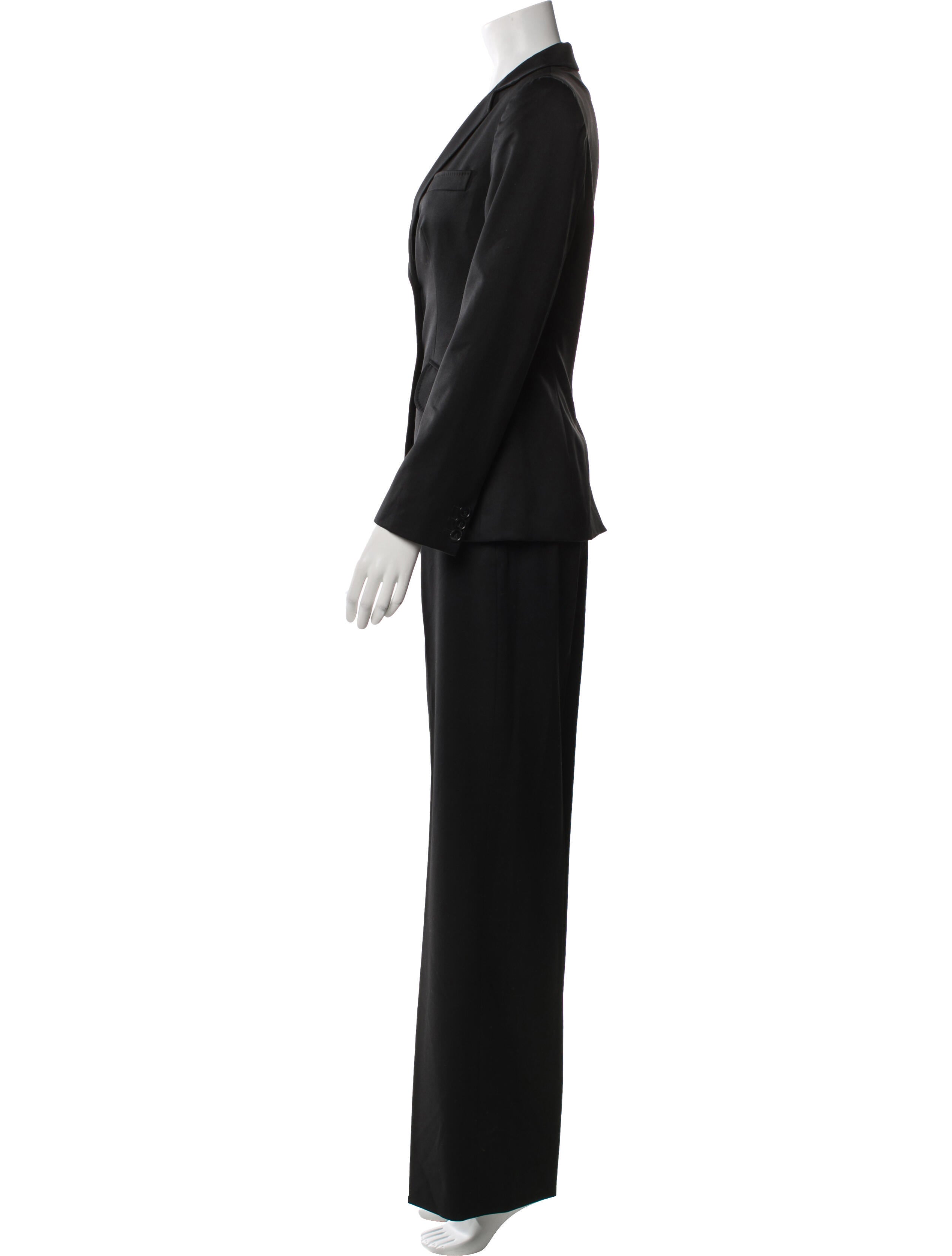 Armani Collezioni Virgin Wool Pantsuit