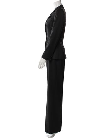 Armani Collezioni Virgin Wool Pantsuit