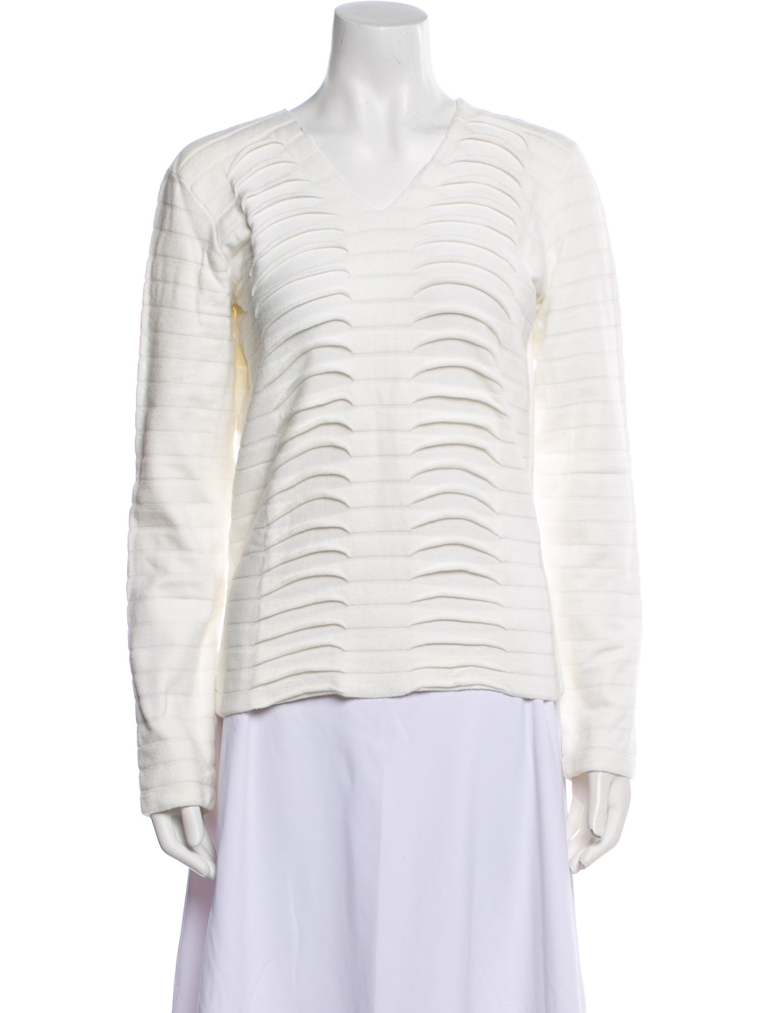 Armani Collezioni Cashmere Striped Sweater