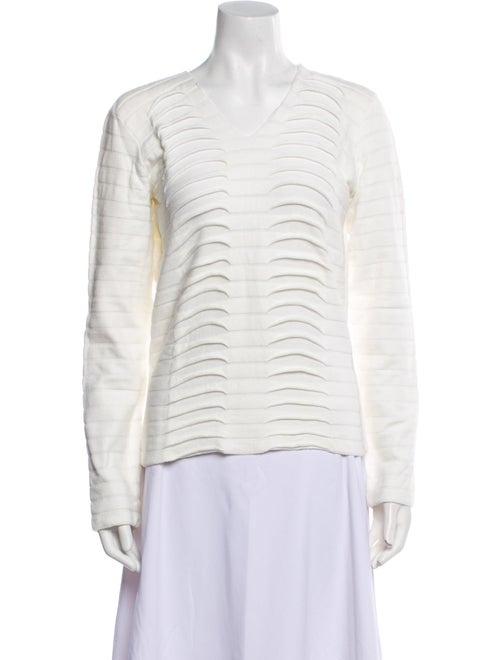 Armani Collezioni Cashmere Striped Sweater