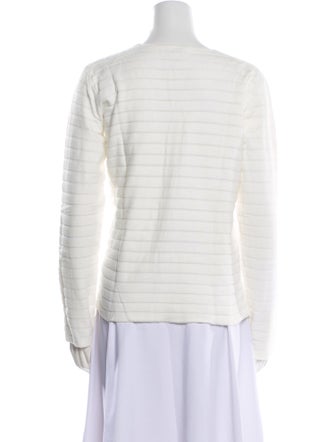 Armani Collezioni Cashmere Striped Sweater