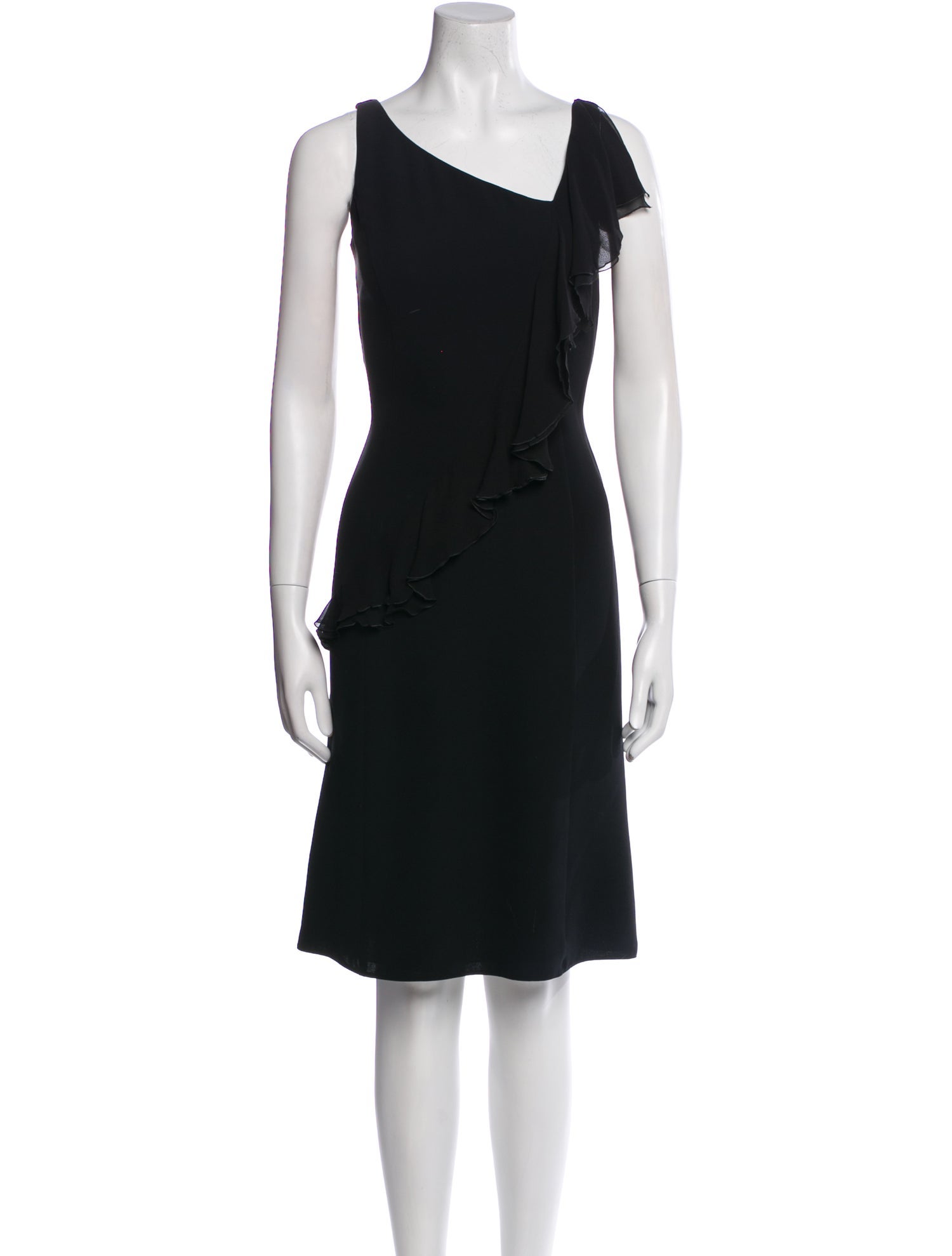 Armani Collezioni Silk Knee-Length Dress