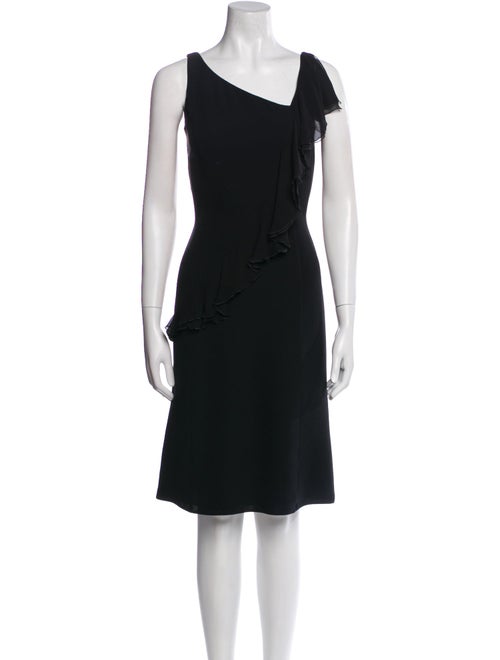 Armani Collezioni Silk Knee-Length Dress