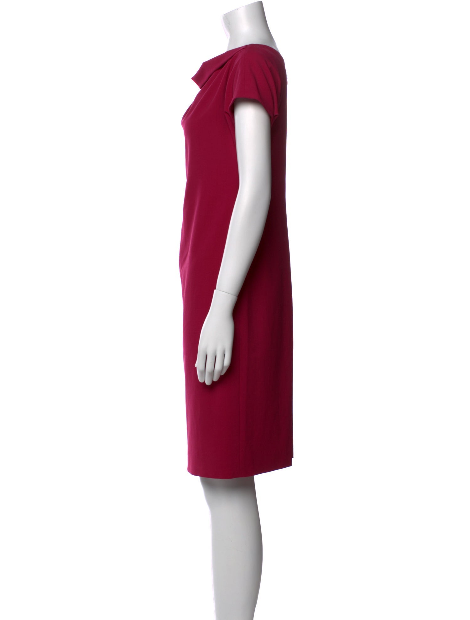 Armani Collezioni Virgin Wool Knee-Length Dress