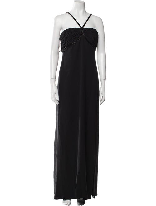 Armani Collezioni Halterneck Long Dress