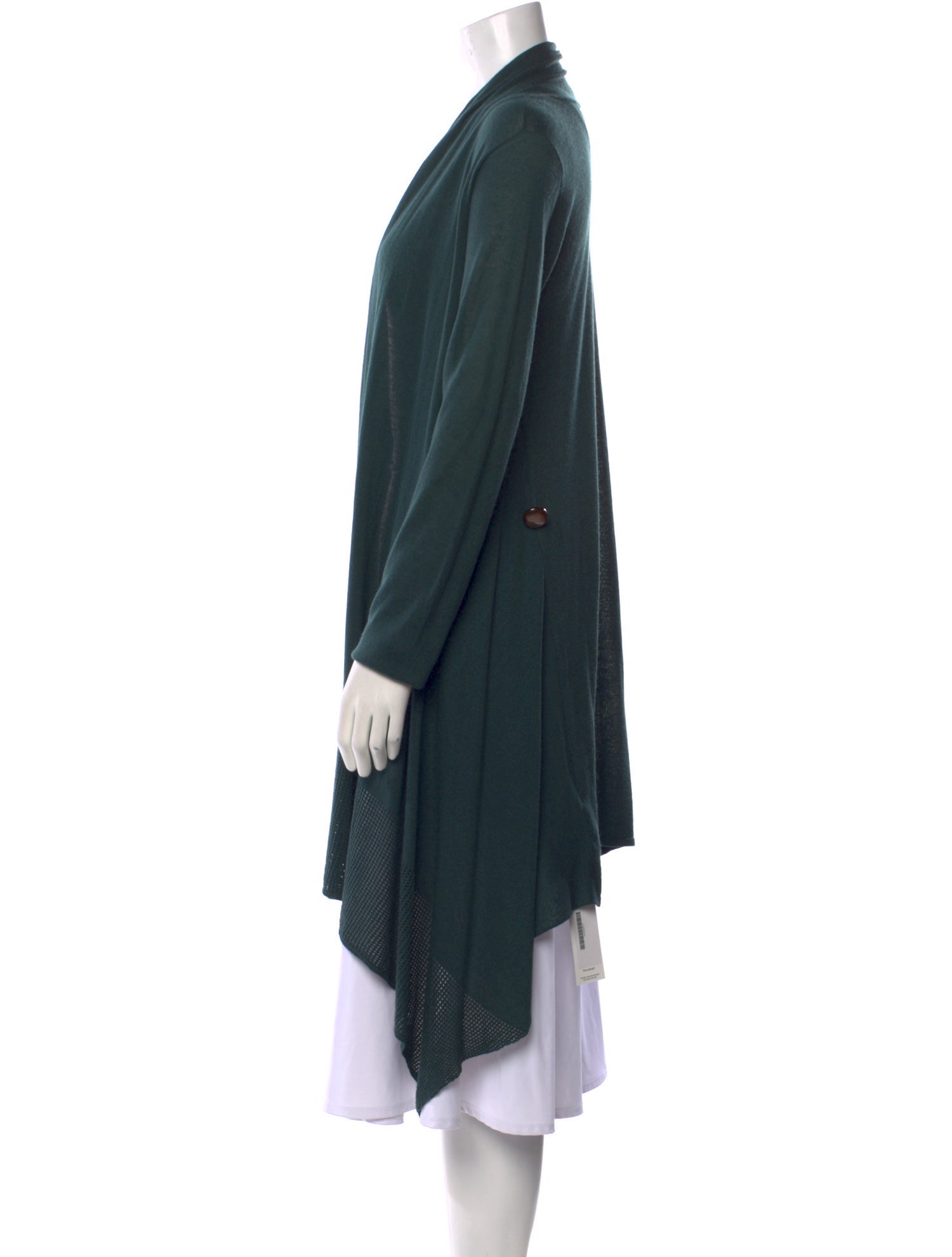 Armani Collezioni Silk Open Front Sweater