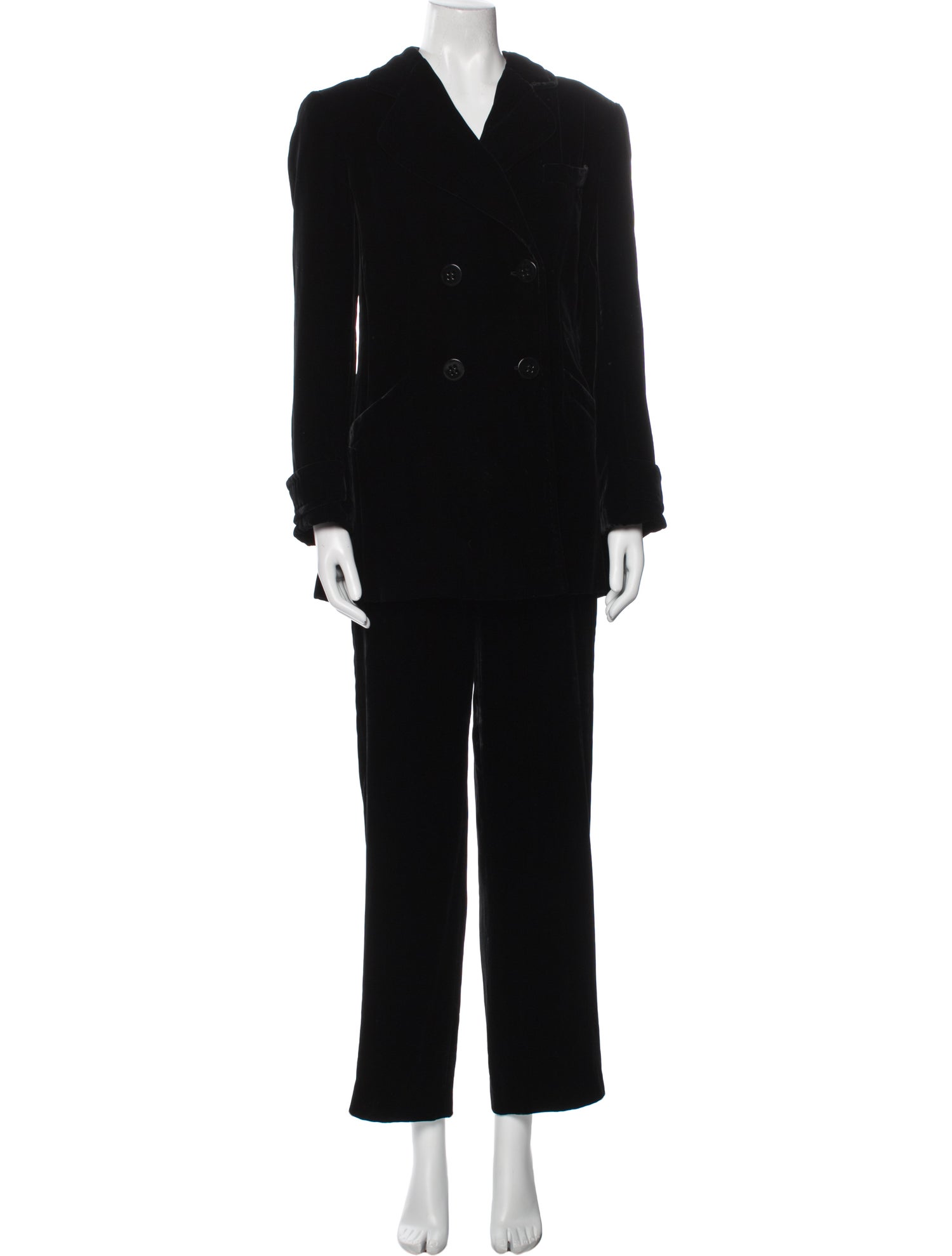 Armani Collezioni Ruffle Embellishment Pant Set