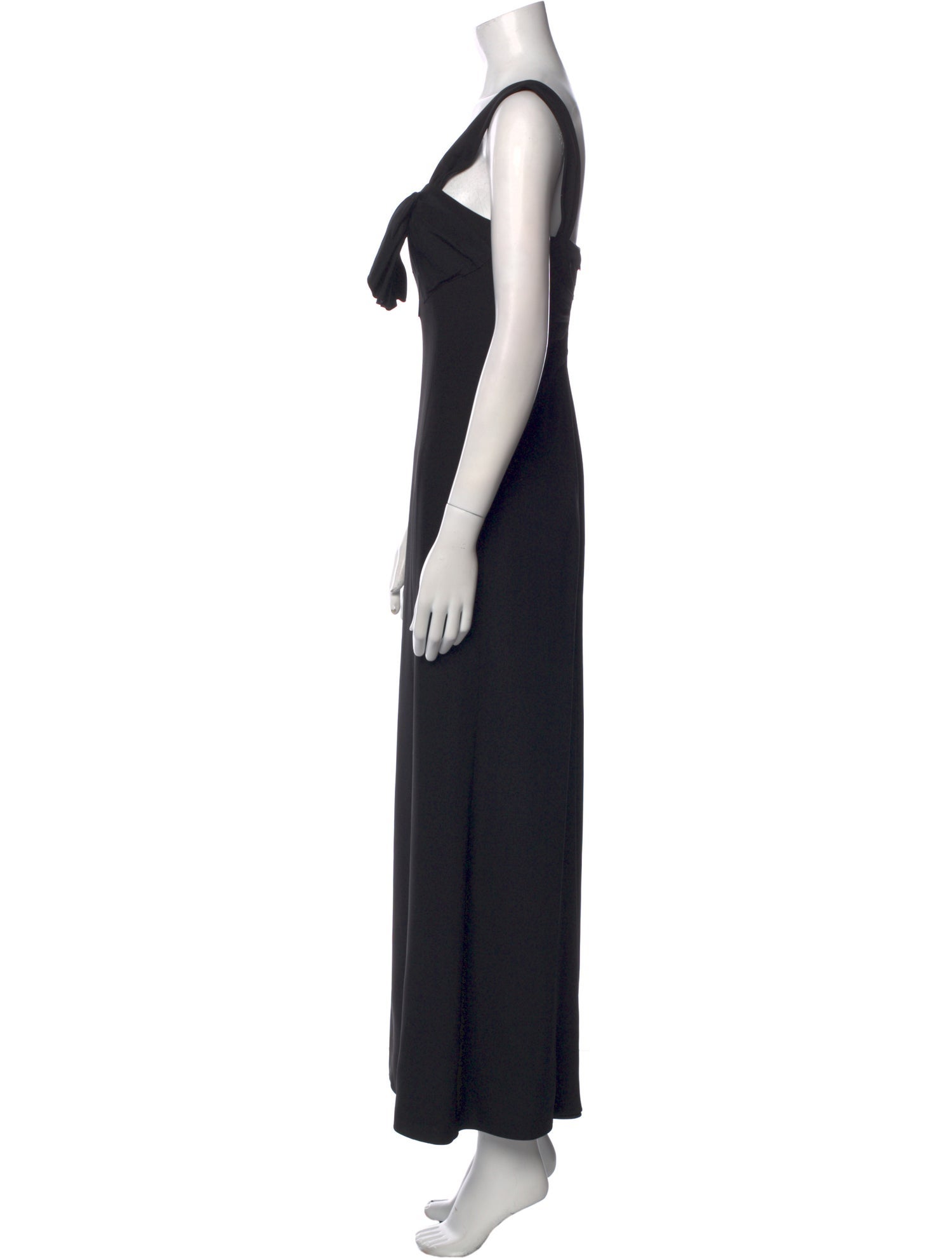 Armani Collezioni Square Neckline Long Dress