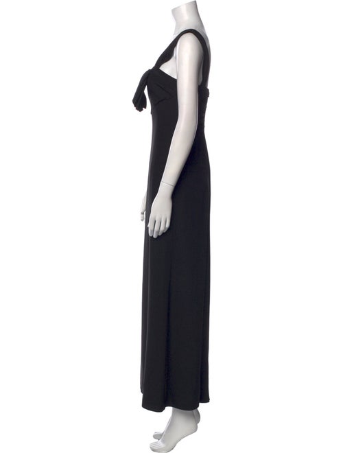 Armani Collezioni Square Neckline Long Dress