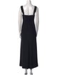 Armani Collezioni Square Neckline Long Dress