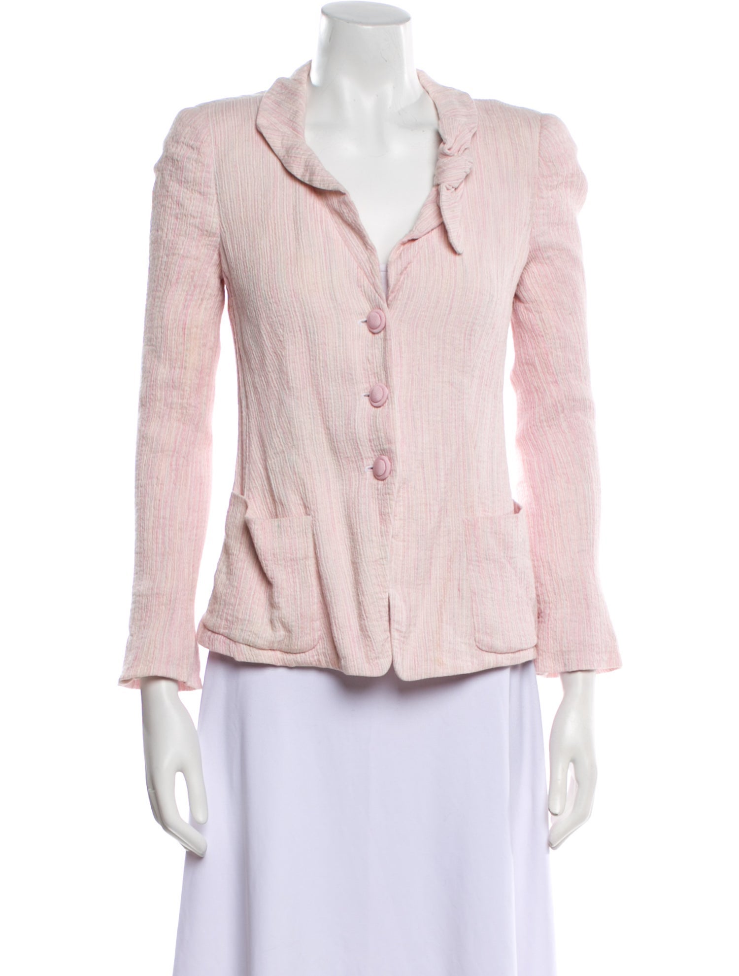 Armani Collezioni Linen Tweed Pattern Evening Jacket