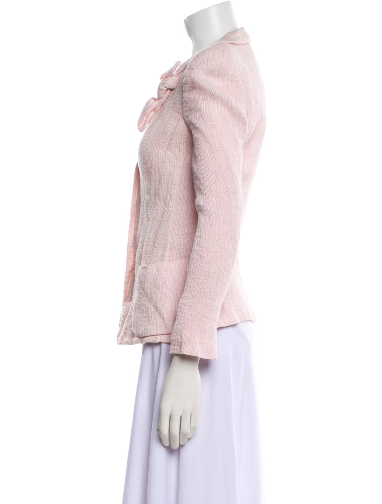 Armani Collezioni Linen Tweed Pattern Evening Jacket