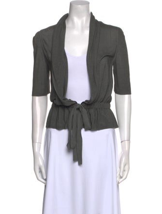 Armani Collezioni Open Front Sweater