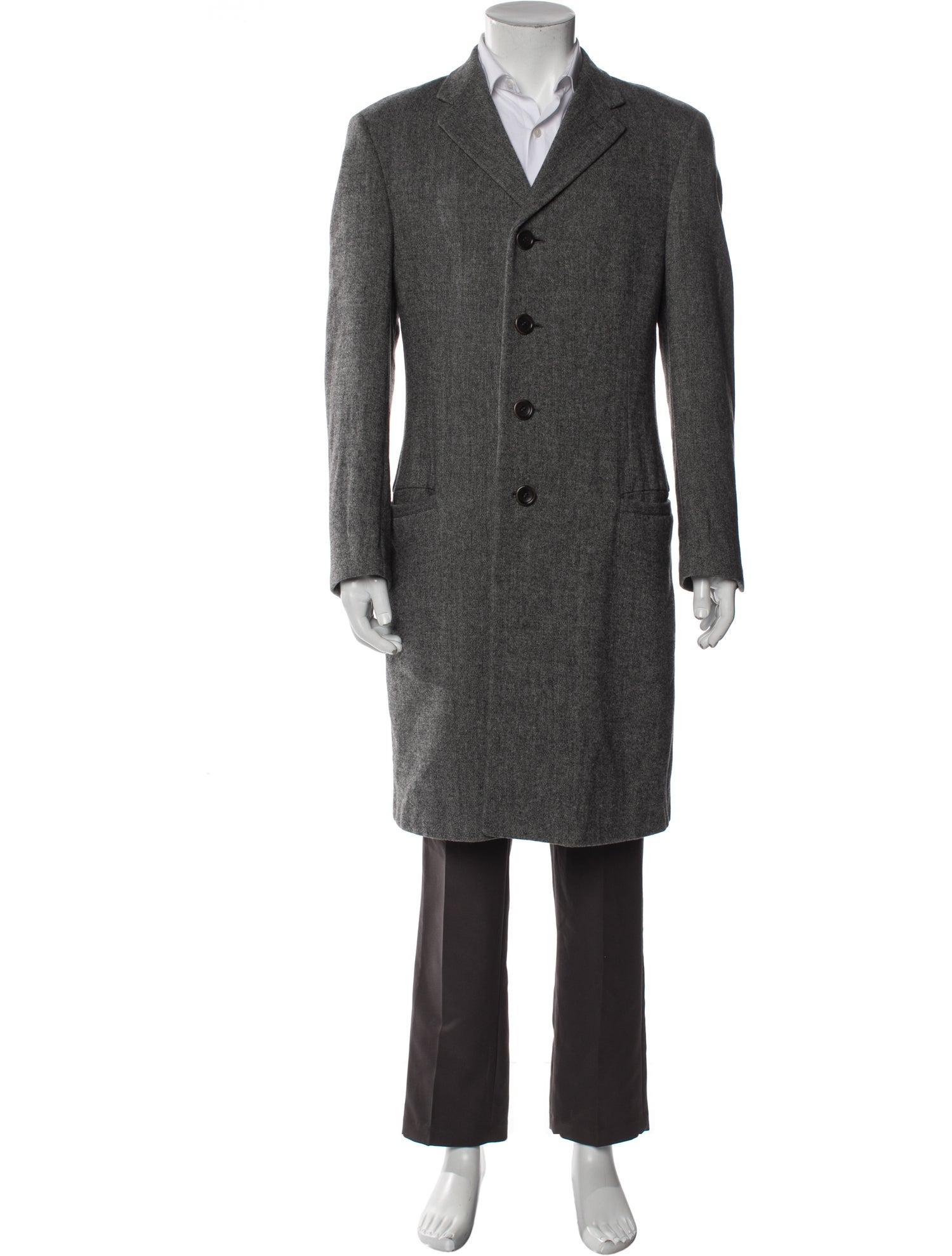 Armani Collezioni Virgin Wool Overcoat
