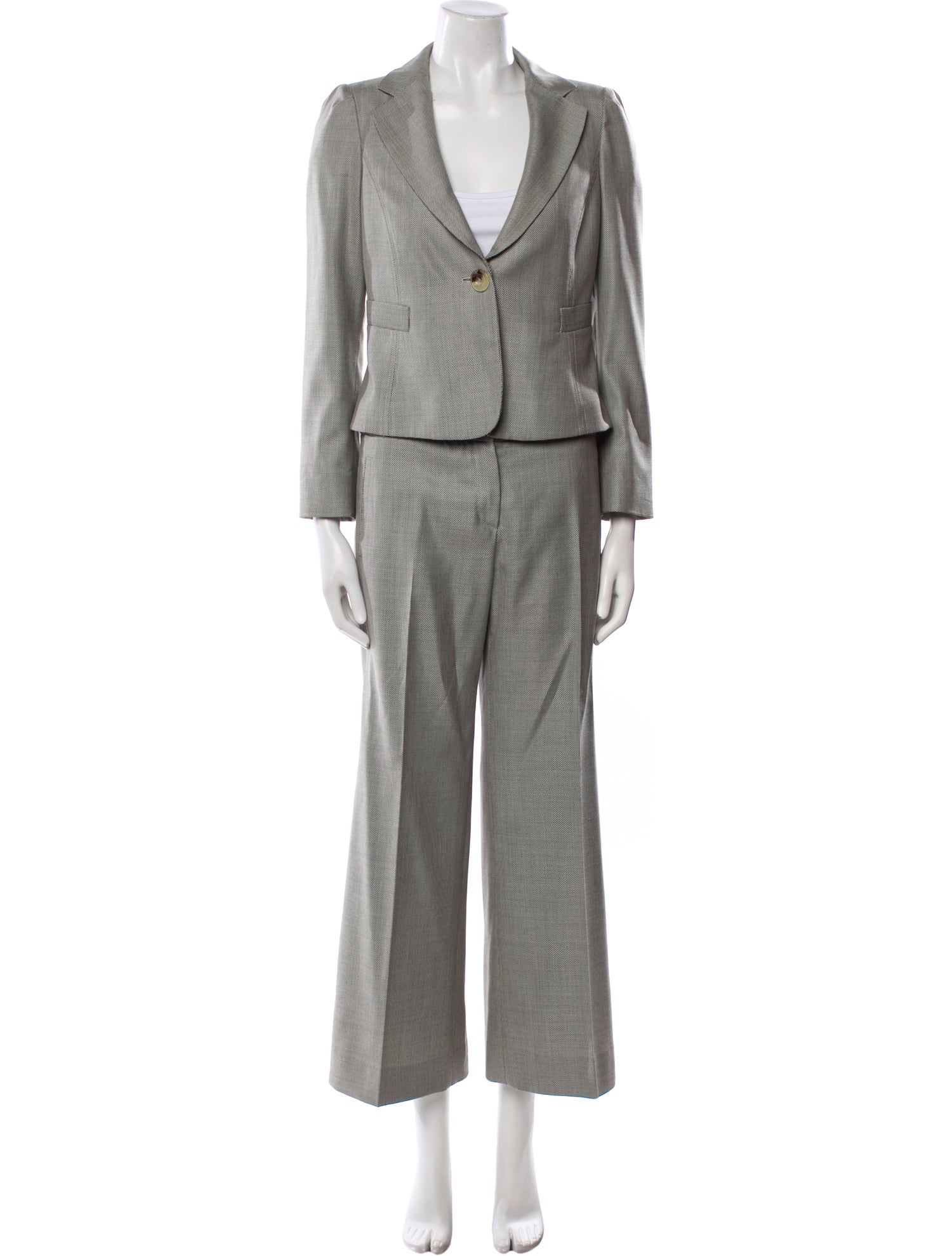 Armani Collezioni Virgin Wool Pantsuit