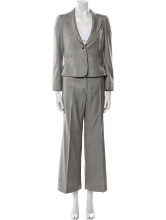 Armani Collezioni Virgin Wool Pantsuit