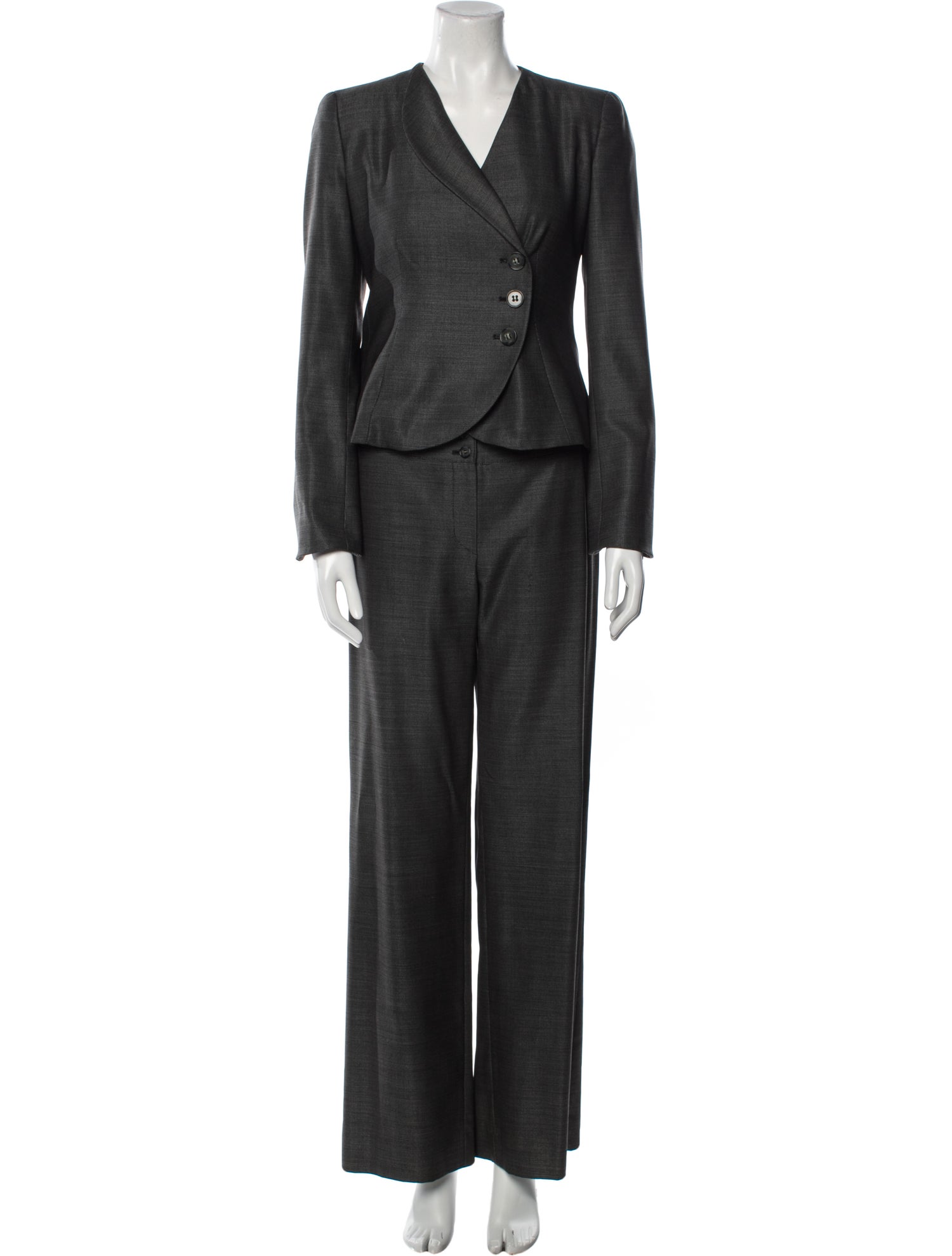 Armani Collezioni Virgin Wool Pantsuit