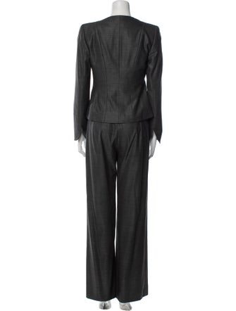 Armani Collezioni Virgin Wool Pantsuit