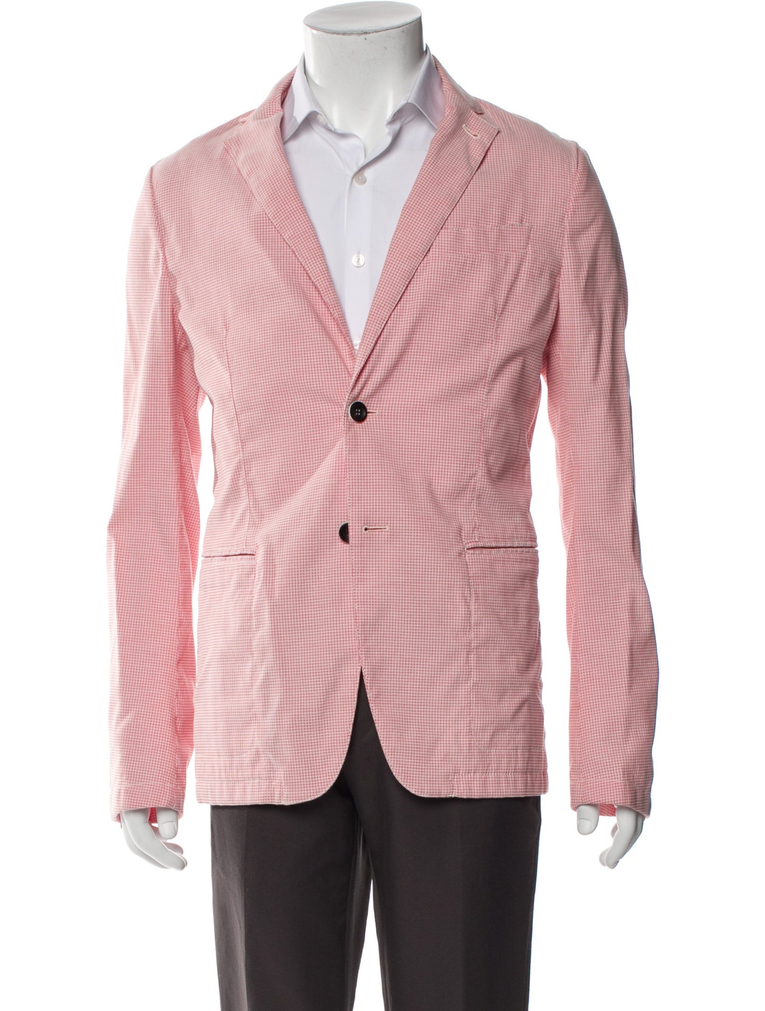 Armani Collezioni Plaid Print Blazer w/ Tags